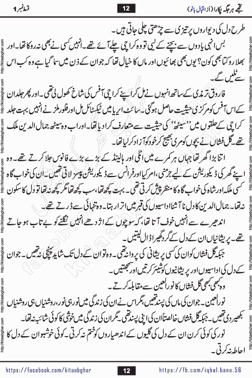 Tujhe Har Jagah Pukara by Iqbal Bano Famous Romantic Urdu Novel published on kitab ghar for online Urdu Novel Readers