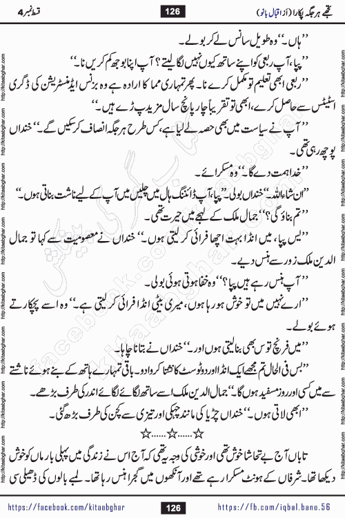 Tujhe Har Jagah Pukara by Iqbal Bano Famous Romantic Urdu Novel published on kitab ghar for online Urdu Novel Readers