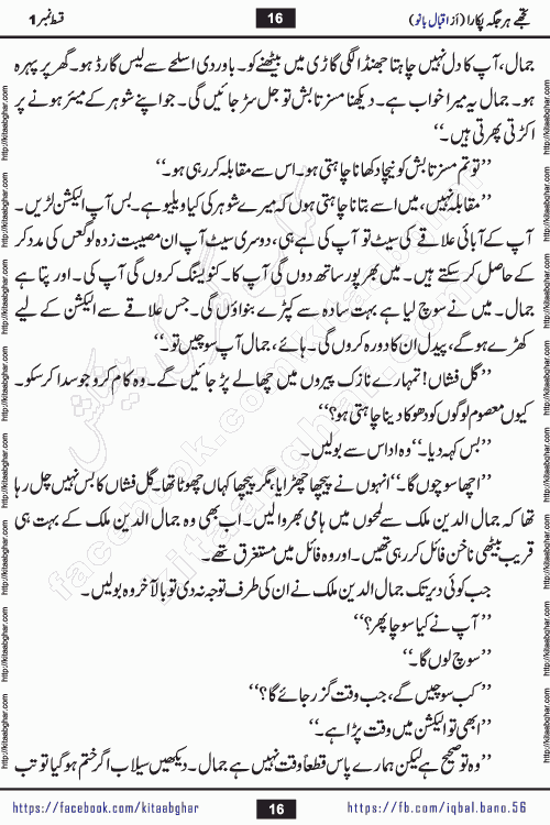 Tujhe Har Jagah Pukara by Iqbal Bano Famous Romantic Urdu Novel published on kitab ghar for online Urdu Novel Readers
