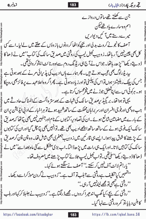 Tujhe Har Jagah Pukara by Iqbal Bano Famous Romantic Urdu Novel published on kitab ghar for online Urdu Novel Readers