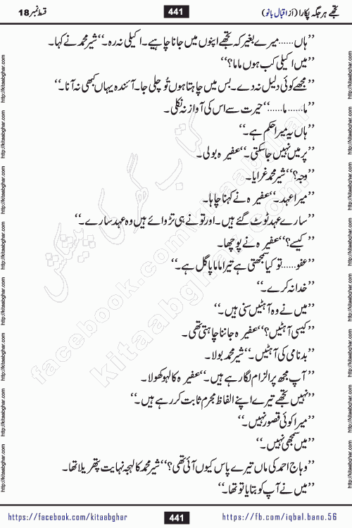 Tujhe Har Jagah Pukara by Iqbal Bano Famous Romantic Urdu Novel published on kitab ghar for online Urdu Novel Readers