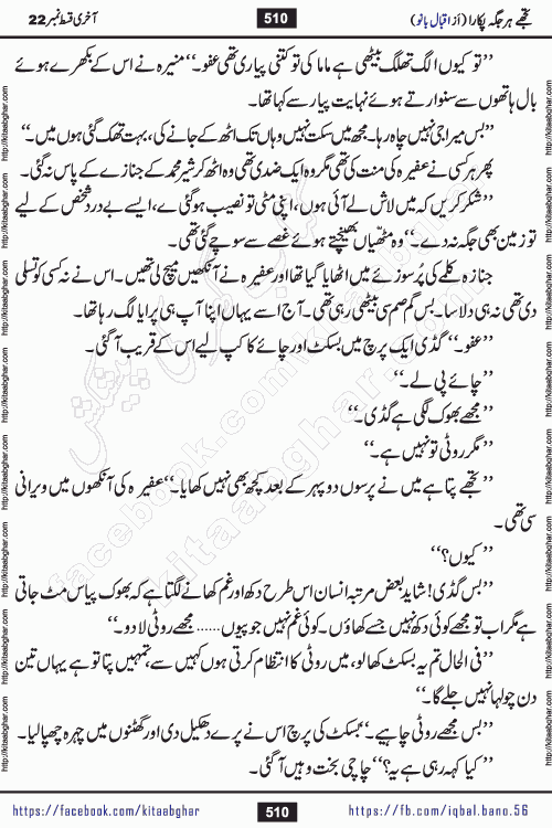 Tujhe Har Jagah Pukara by Iqbal Bano Famous Romantic Urdu Novel published on kitab ghar for online Urdu Novel Readers