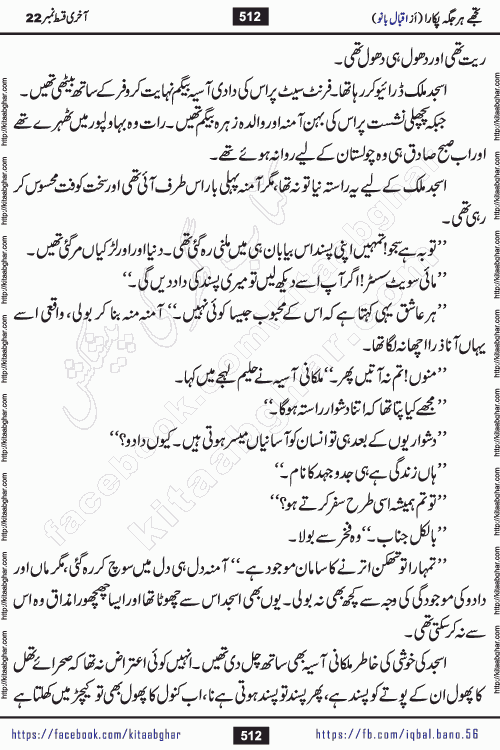 Tujhe Har Jagah Pukara by Iqbal Bano Famous Romantic Urdu Novel published on kitab ghar for online Urdu Novel Readers