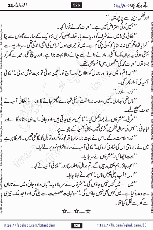 Tujhe Har Jagah Pukara by Iqbal Bano Famous Romantic Urdu Novel published on kitab ghar for online Urdu Novel Readers