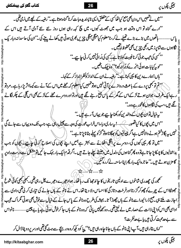 Bheegi Palkon Par Urdu Novel by Iqra Sagheer Ahmed