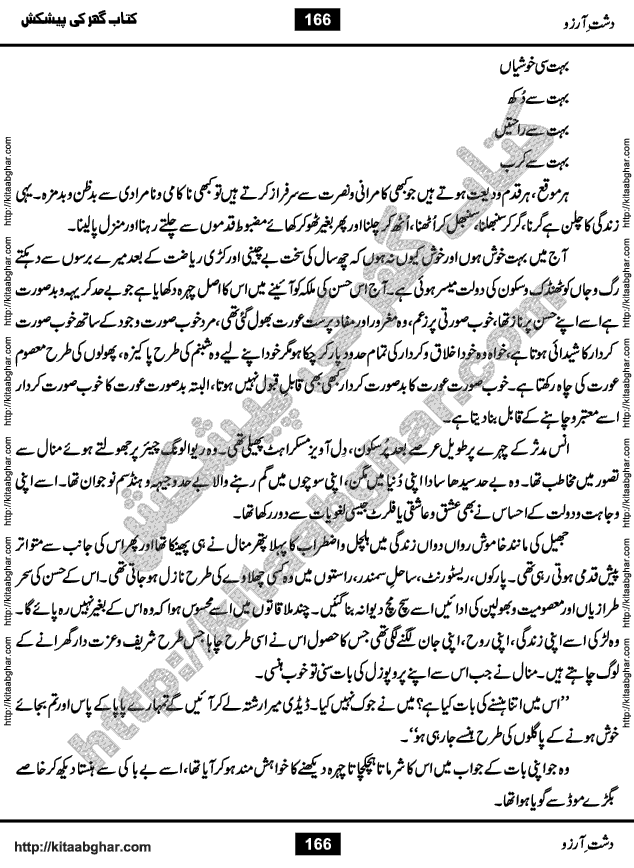 Dasht-e-Arzoo Romantic Urdu Novel by Iqra Sagheer Ahmed published on Kitab Ghar