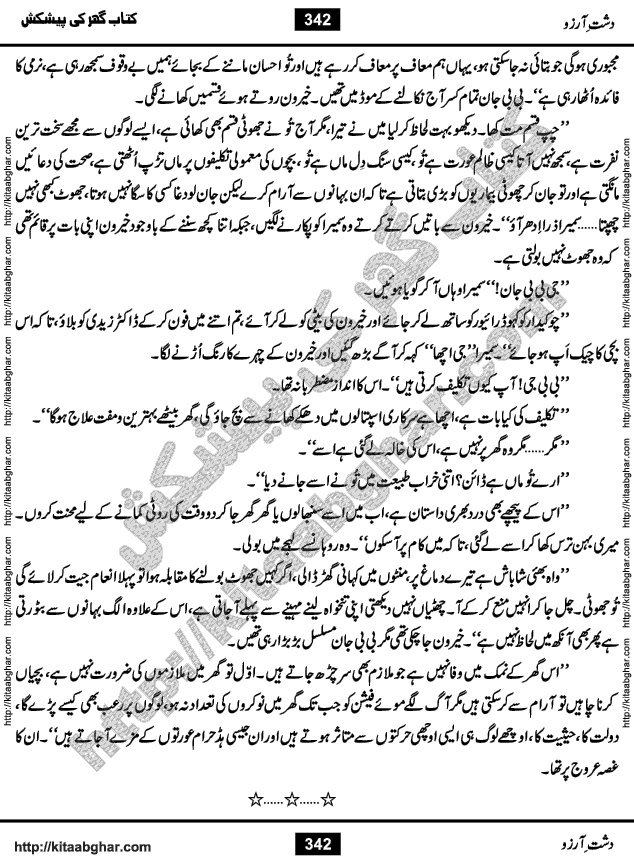 Dasht-e-Arzoo Romantic Urdu Novel by Iqra Sagheer Ahmed published on Kitab Ghar