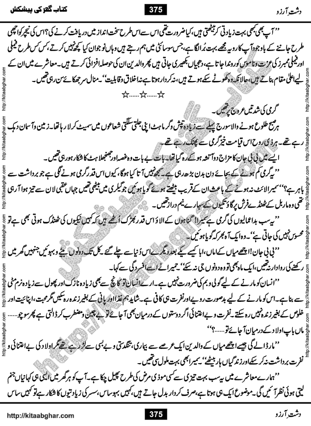 Dasht-e-Arzoo Romantic Urdu Novel by Iqra Sagheer Ahmed published on Kitab Ghar