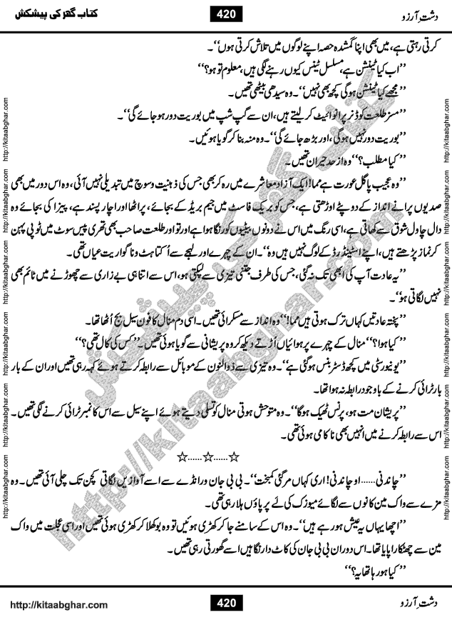 Dasht-e-Arzoo Romantic Urdu Novel by Iqra Sagheer Ahmed published on Kitab Ghar