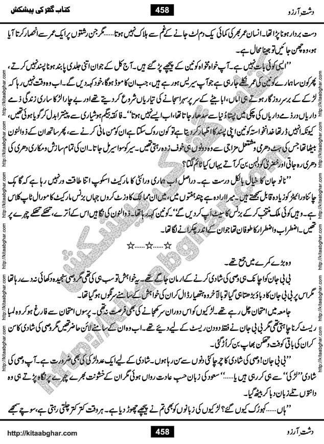 Dasht-e-Arzoo Romantic Urdu Novel by Iqra Sagheer Ahmed published on Kitab Ghar