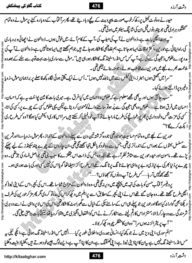 Dasht-e-Arzoo Romantic Urdu Novel by Iqra Sagheer Ahmed published on Kitab Ghar