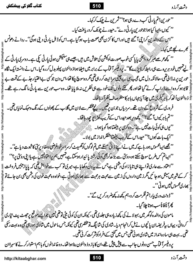 Dasht-e-Arzoo Romantic Urdu Novel by Iqra Sagheer Ahmed published on Kitab Ghar