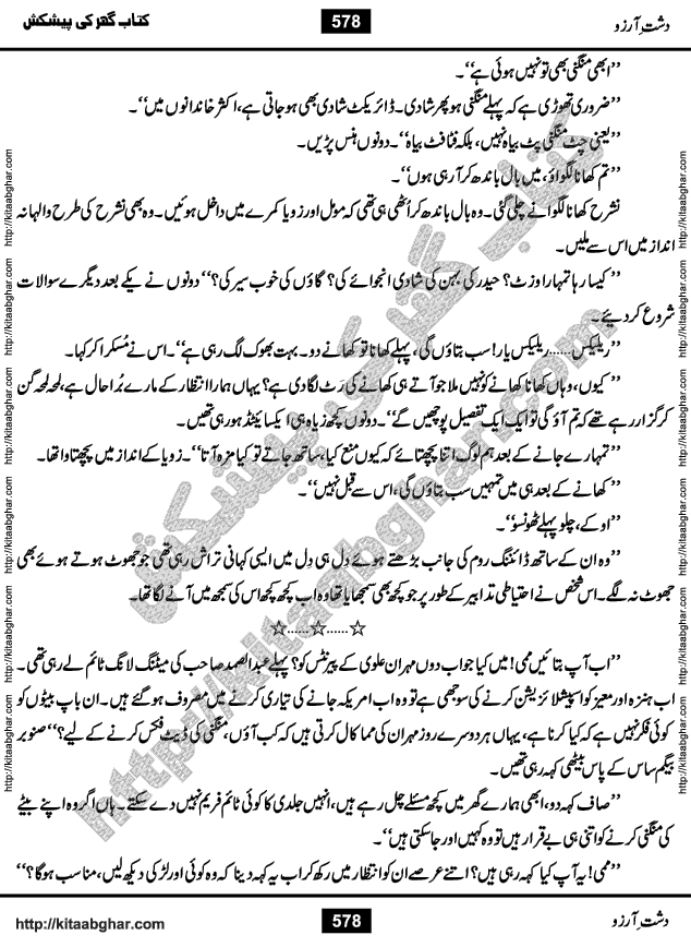 Dasht-e-Arzoo Romantic Urdu Novel by Iqra Sagheer Ahmed published on Kitab Ghar