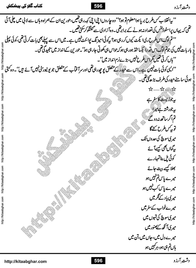 Dasht-e-Arzoo Romantic Urdu Novel by Iqra Sagheer Ahmed published on Kitab Ghar