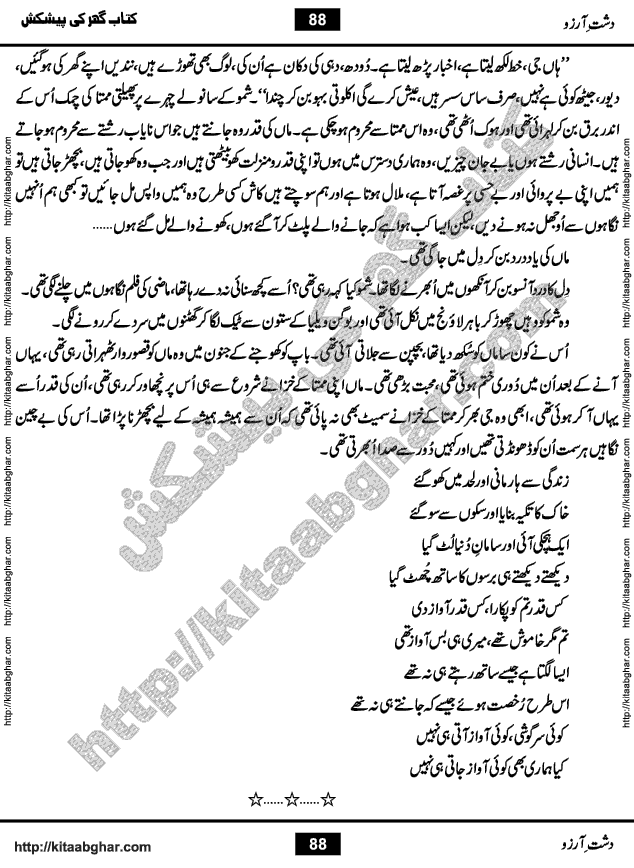 Dasht-e-Arzoo Romantic Urdu Novel by Iqra Sagheer Ahmed published on Kitab Ghar