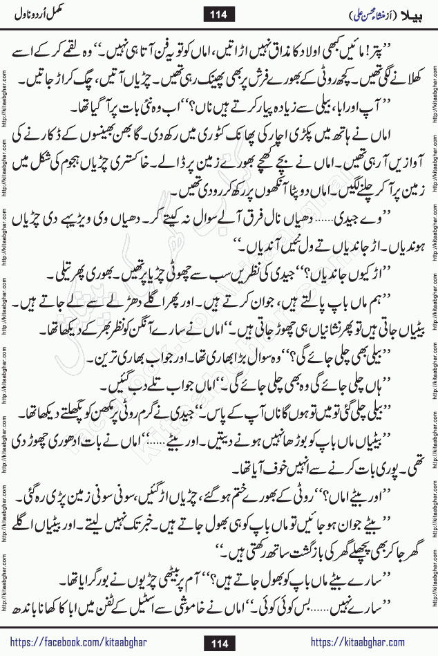 Baila is a captivating urdu novel by Mansha Mohsin Ali. Renowned author Mansha Mohsin Ali has crafted a story so alive, vibrant, and full of emotion that the character feels as though she has stepped off the page and into your world. This is the magic that only the finest contemporary writers possess, and it is exactly why this book is becoming a must-read on Kitab Ghar for Urdu novel enthusiasts worldwide. Mansha Mohsin Ali writes with a pen dipped in deep empathy. She has an extraordinary ability to breathe life into her characters, giving them flaws, fears, dreams, and desires that feel completely real. The plot of this hit Urdu novel unfolds naturally, the way life itself does, sometimes gently, and sometimes with a sudden twist that leaves you breathless. Baila is a compelling Urdu novel built around a young woman whose spirit is as free and vibrant as her name suggests. Yet beneath that energy lies a heart quietly searching for belonging, for a love that is steady and true. Mansha Mohsin Ali takes Baila through a powerful journey of Self-discovery and independence, Unexpected romance and deep connection and Emotional growth through life's hardest trials. The novel Baila is rich with warmth, wit, and those quietly devastating lines that make you set the book down for a moment just to breathe and feel. Baila urdu novel is a beautiful celebration of a woman's heart, its strength, its softness, and its unending capacity to love even when life gives it every reason to break. Whether you are a reader in Pakistan looking for your next favorite book or part of the Urdu diaspora in the USA searching for top-tier fiction on Kitab Ghar, this story is exactly where you need to be.