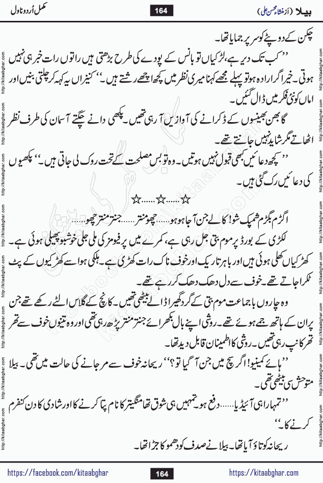 Baila is a captivating urdu novel by Mansha Mohsin Ali. Renowned author Mansha Mohsin Ali has crafted a story so alive, vibrant, and full of emotion that the character feels as though she has stepped off the page and into your world. This is the magic that only the finest contemporary writers possess, and it is exactly why this book is becoming a must-read on Kitab Ghar for Urdu novel enthusiasts worldwide. Mansha Mohsin Ali writes with a pen dipped in deep empathy. She has an extraordinary ability to breathe life into her characters, giving them flaws, fears, dreams, and desires that feel completely real. The plot of this hit Urdu novel unfolds naturally, the way life itself does, sometimes gently, and sometimes with a sudden twist that leaves you breathless. Baila is a compelling Urdu novel built around a young woman whose spirit is as free and vibrant as her name suggests. Yet beneath that energy lies a heart quietly searching for belonging, for a love that is steady and true. Mansha Mohsin Ali takes Baila through a powerful journey of Self-discovery and independence, Unexpected romance and deep connection and Emotional growth through life's hardest trials. The novel Baila is rich with warmth, wit, and those quietly devastating lines that make you set the book down for a moment just to breathe and feel. Baila urdu novel is a beautiful celebration of a woman's heart, its strength, its softness, and its unending capacity to love even when life gives it every reason to break. Whether you are a reader in Pakistan looking for your next favorite book or part of the Urdu diaspora in the USA searching for top-tier fiction on Kitab Ghar, this story is exactly where you need to be.