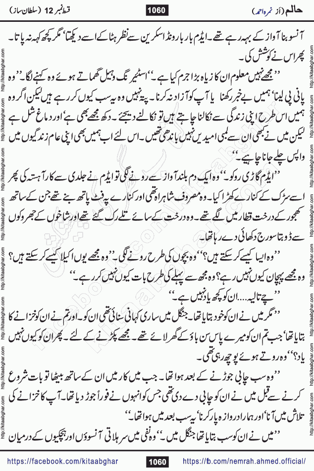 Haalim Nimra Ahmed complete social romantic action adventure urdu novel published on Kitab Ghar as PDF eBook