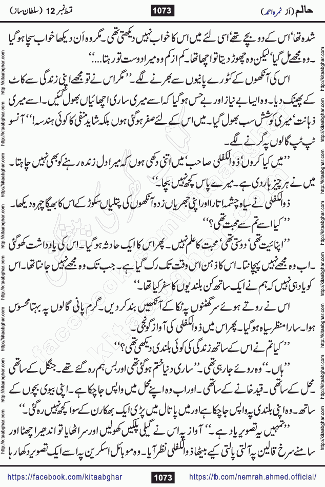 Haalim Nimra Ahmed complete social romantic action adventure urdu novel published on Kitab Ghar as PDF eBook