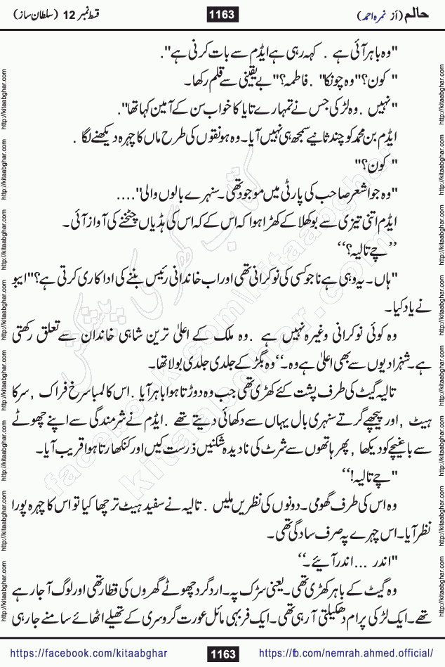 Haalim Nimra Ahmed complete social romantic action adventure urdu novel published on Kitab Ghar as PDF eBook