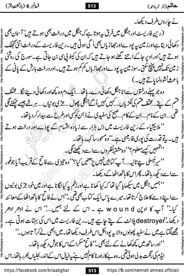 Haalim Nimra Ahmed complete social romantic action adventure urdu novel published on Kitab Ghar as PDF eBook