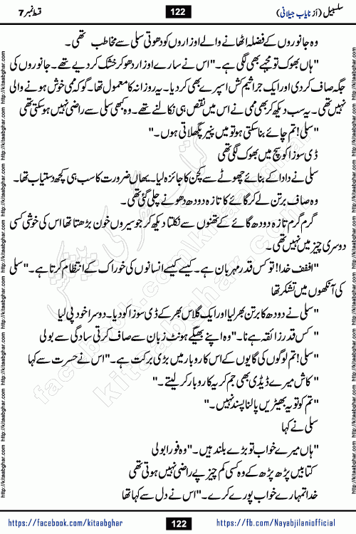 Salsabeel episode 16 Romantic Urdu Novel by Nayab Jillani published on kitab ghar for online reading and pdf download