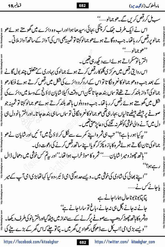 Ma ul Malook last episode 24 by Popular Writer Nighat Seema is a famous romantic urdu novel started on kitab ghar for urdu novel readers. Characters of this novel belong to Pakistani Society and Culture.
