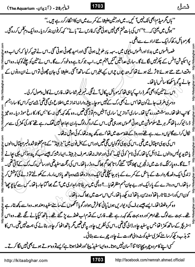 Romantic Urdu Novel on Murder Mystery Namal by Nimra Ahmed published on Kitab Ghar, also available in Urdu PDF Book Format