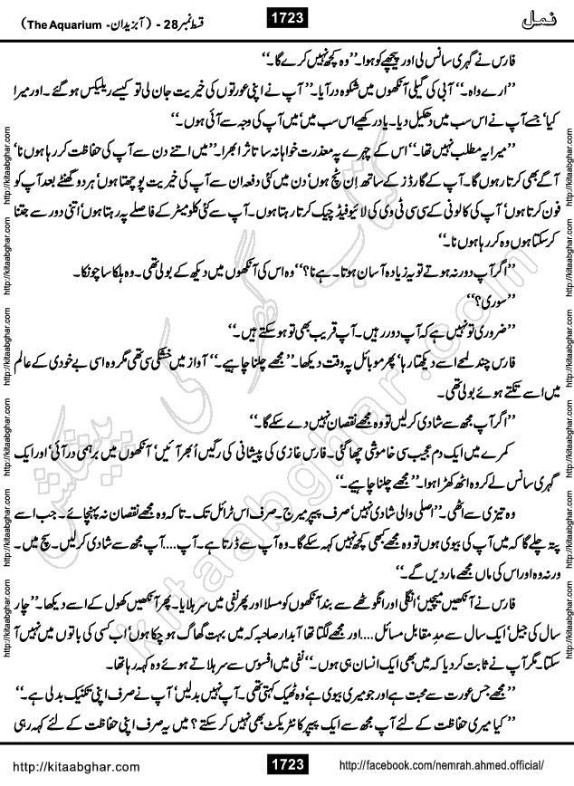 Romantic Urdu Novel on Murder Mystery Namal by Nimra Ahmed published on Kitab Ghar, also available in Urdu PDF Book Format