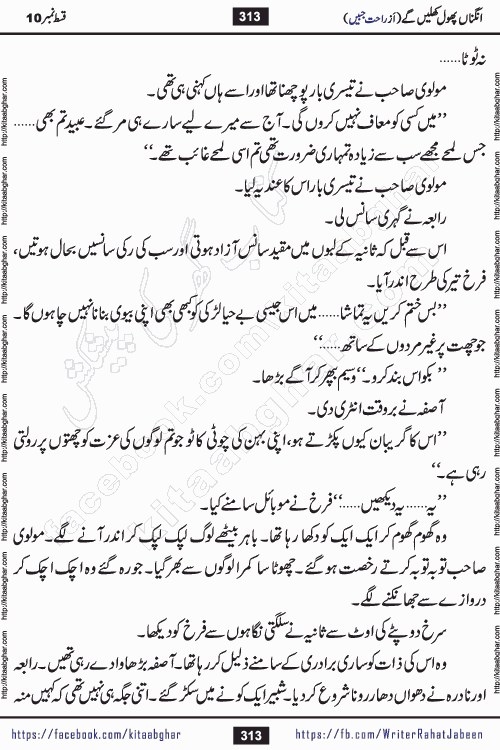 Angna Phool Khilenge episode 28 by Popular Writer Rahat Jabeen is a famous romantic urdu novel started on kitab ghar for urdu novel readers