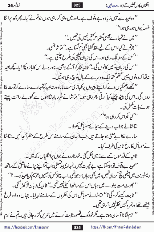 Angna Phool Khilenge episode 28 by Popular Writer Rahat Jabeen is a famous romantic urdu novel started on kitab ghar for urdu novel readers
