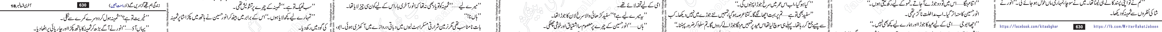 Zindagi Hum Tujhe Guzaren Ge last episode 17 & 18 Urdu Novel by Rahat Jabeen
