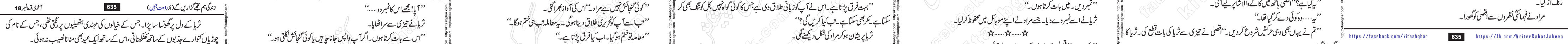 Zindagi Hum Tujhe Guzaren Ge last episode 17 & 18 Urdu Novel by Rahat Jabeen