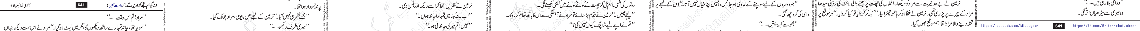 Zindagi Hum Tujhe Guzaren Ge last episode 17 & 18 Urdu Novel by Rahat Jabeen