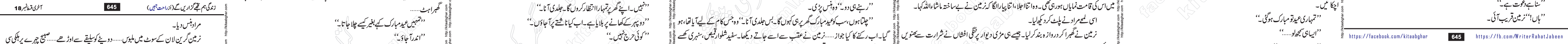 Zindagi Hum Tujhe Guzaren Ge last episode 17 & 18 Urdu Novel by Rahat Jabeen