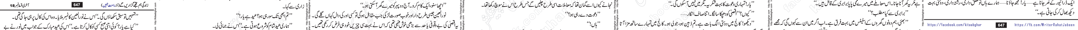 Zindagi Hum Tujhe Guzaren Ge last episode 17 & 18 Urdu Novel by Rahat Jabeen