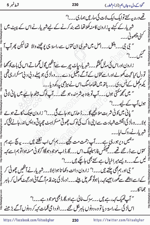 Ganwa Ke Dil o Jaan Hum episode 19 Social Romantic Urdu Novel by Umme Taifoor published on Kitab Ghar