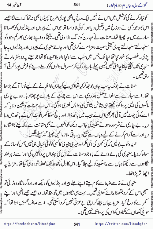 Ganwa Ke Dil o Jaan Hum episode 19 Social Romantic Urdu Novel by Umme Taifoor published on Kitab Ghar
