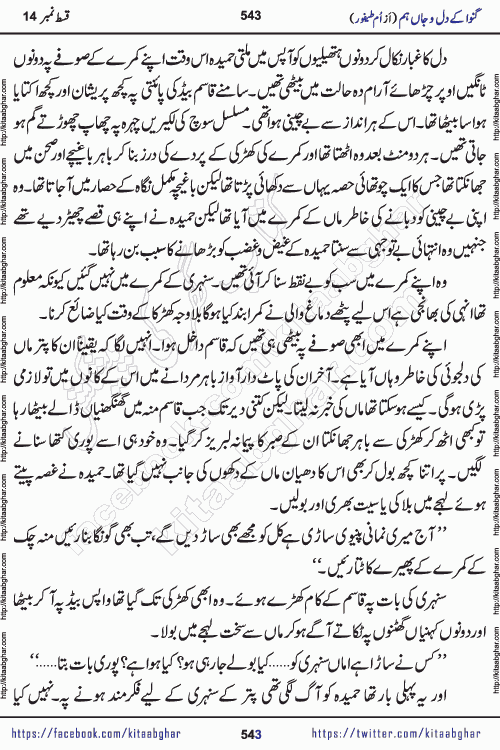 Ganwa Ke Dil o Jaan Hum episode 19 Social Romantic Urdu Novel by Umme Taifoor published on Kitab Ghar