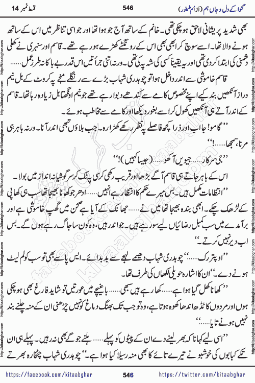 Ganwa Ke Dil o Jaan Hum episode 19 Social Romantic Urdu Novel by Umme Taifoor published on Kitab Ghar