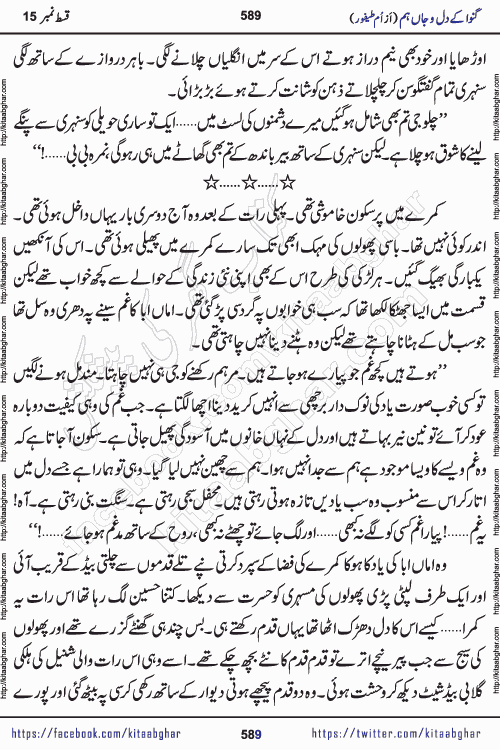 Ganwa Ke Dil o Jaan Hum episode 19 Social Romantic Urdu Novel by Umme Taifoor published on Kitab Ghar