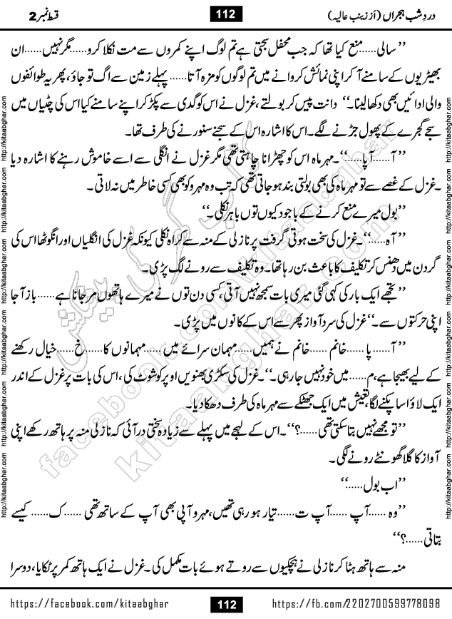 Dard e Shab e Hijran last episode 15 by Zainab Aliya Famous Urdu Novel