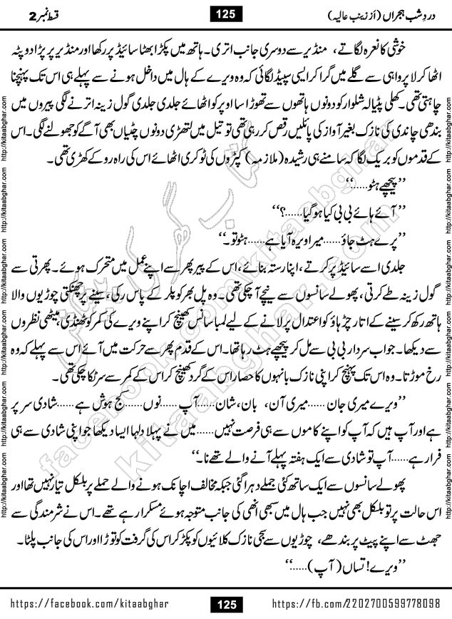Dard e Shab e Hijran last episode 15 by Zainab Aliya Famous Urdu Novel