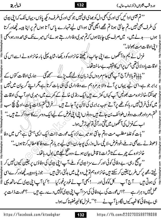 Dard e Shab e Hijran last episode 15 by Zainab Aliya Famous Urdu Novel