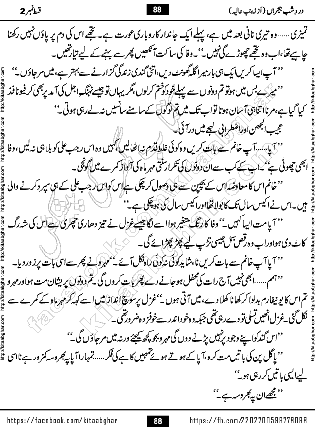 Dard e Shab e Hijran last episode 15 by Zainab Aliya Famous Urdu Novel